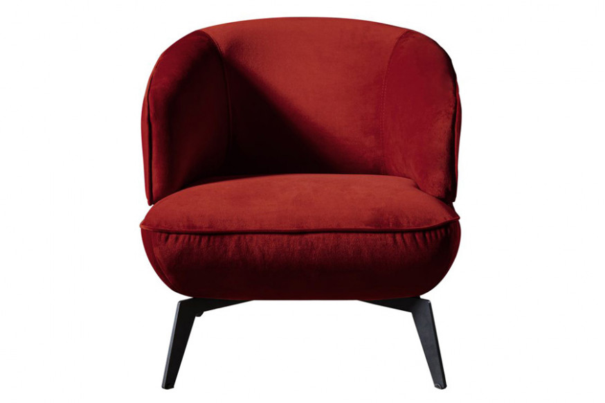 Whiteline™ Mersin Accent Chair - Red Fabric