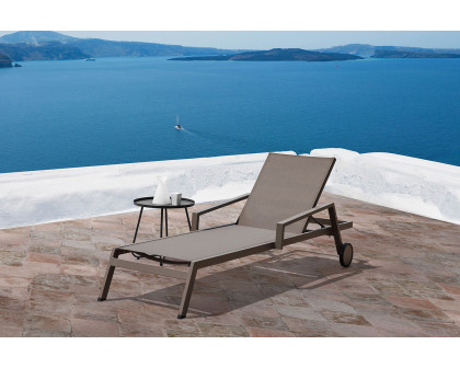 Whiteline Bondi Outdoor Chaise - Taupe