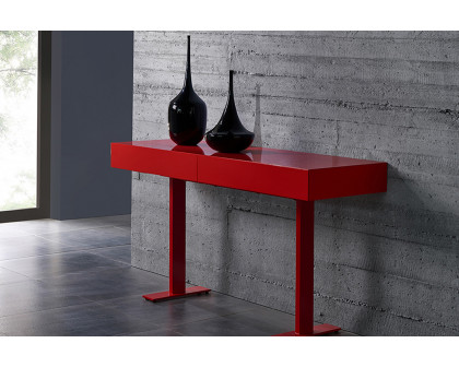 Whiteline - Liam Console/Desk in Red