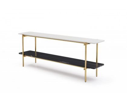 Whiteline Fairview Console - White/Black