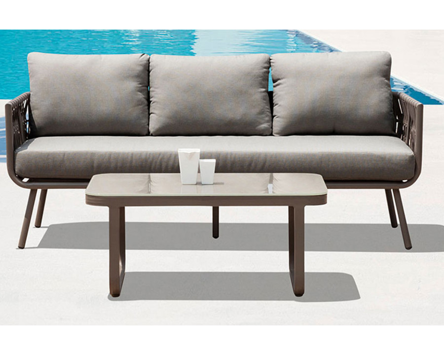 Whiteline - Oasis Outdoor Set in Taupe