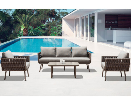 Whiteline - Oasis Outdoor Set in Taupe