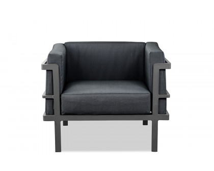 Whiteline Angelina Outdoor Set - Dark Gray