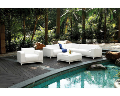 Whiteline - Andrew Outdoor Set in White