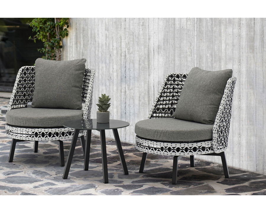 Whiteline - Koala 3-Piece Outdoor Collection in Gray