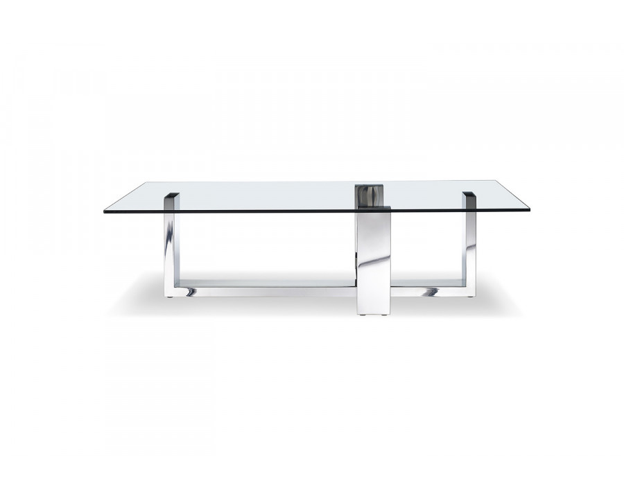 Whiteline Blake Coffee Table - Clear