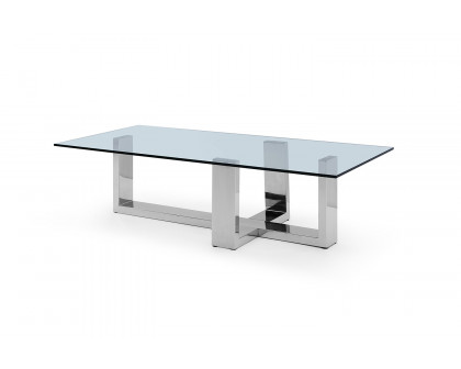 Whiteline Blake Coffee Table - Clear