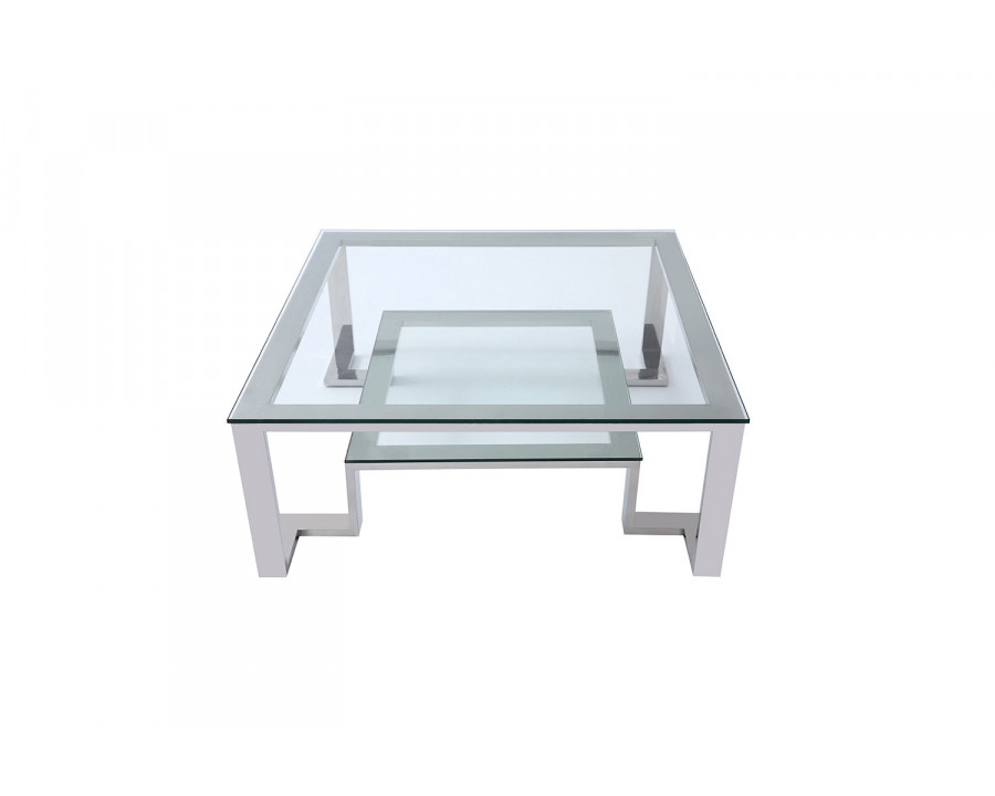 Whiteline - Fab Coffee Table in Clear