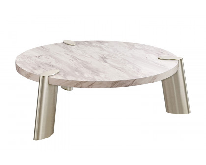 Whiteline Mimeo Coffee Table - Marble