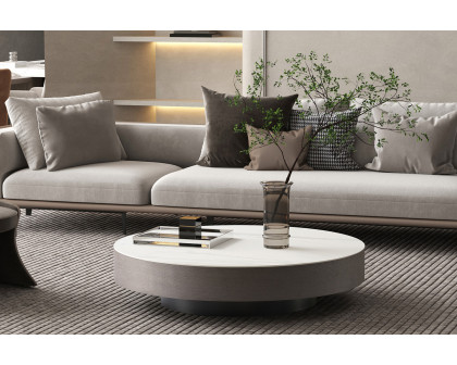 Whiteline - Cory Coffee Table in Gray