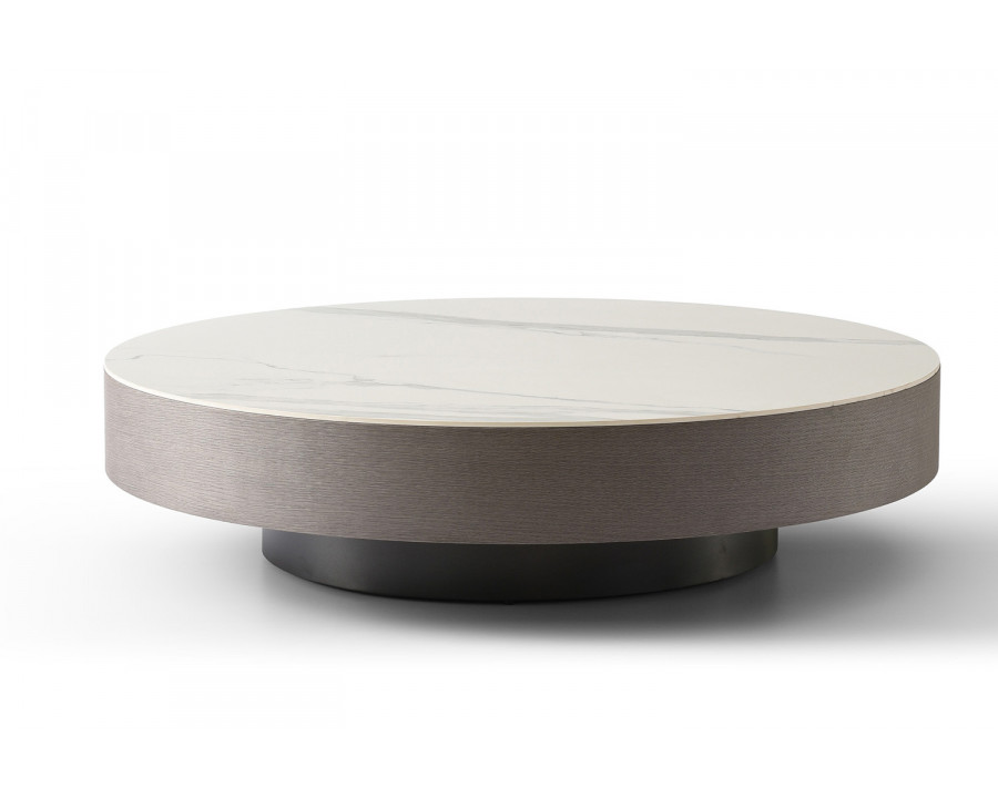 Whiteline - Cory Coffee Table in Gray