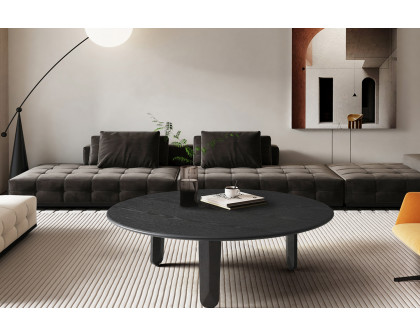 Whiteline - Luna Coffee Table in Dark Gray