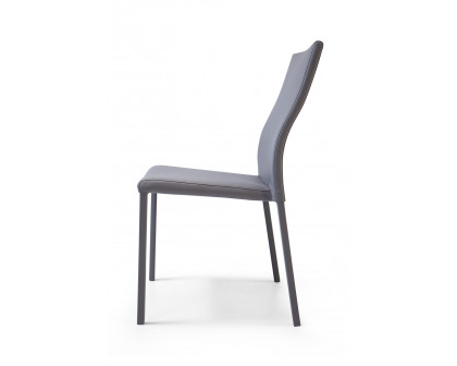 Whiteline Ellie Dining Chair - Gray