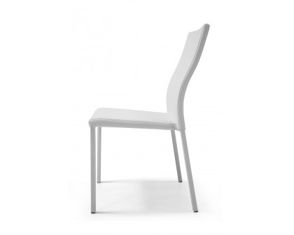 Whiteline Ellie Dining Chair - White