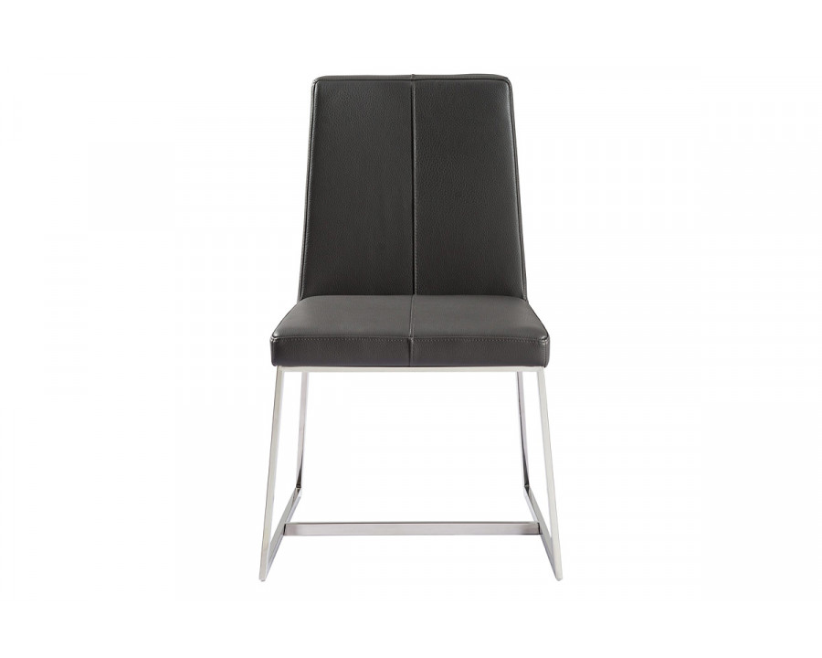 Whiteline - Egypto Dining Chair in Dark Gray