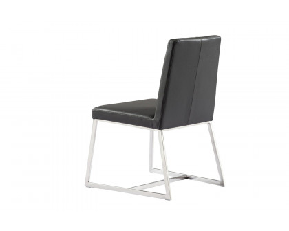 Whiteline - Egypto Dining Chair in Dark Gray