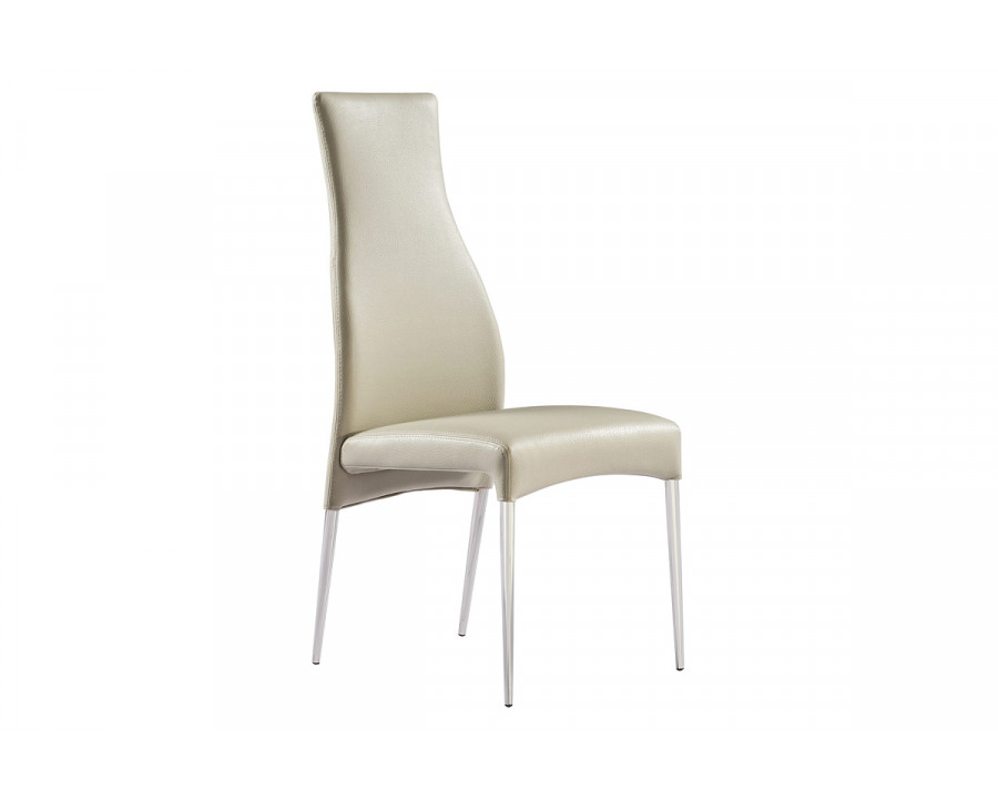 Whiteline - Curtis Dining Chair in Taupe