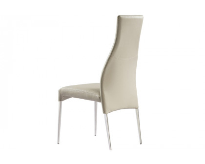 Whiteline - Curtis Dining Chair in Taupe