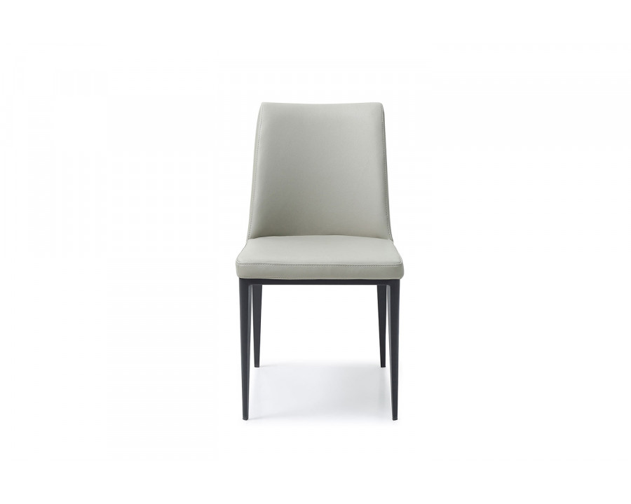 Whiteline Carrie Dining Chair - Light Gray