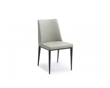 Whiteline Carrie Dining Chair - Light Gray