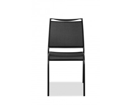 Whiteline - Aloha Outdoor Dining Chair in Gray