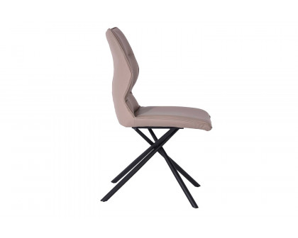 Whiteline Marlon Dining Chair - Taupe