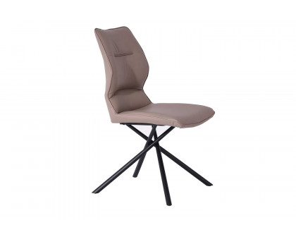 Whiteline Marlon Dining Chair - Taupe