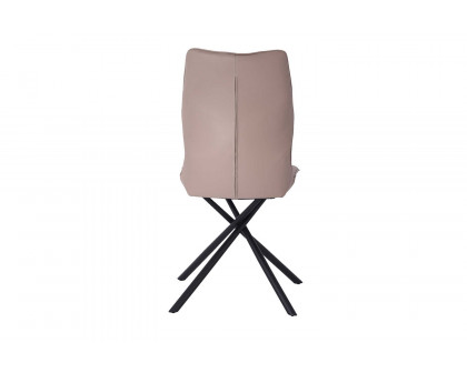 Whiteline Marlon Dining Chair - Taupe