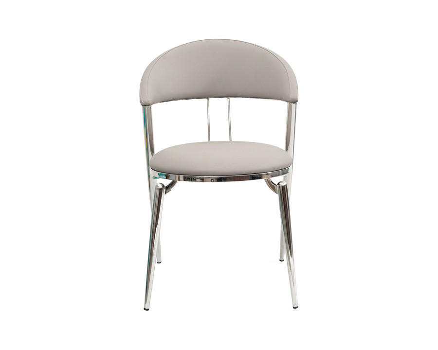 Whiteline - Geneva Dining Chair in Gray