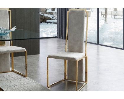 Whiteline - Sumo Dining Chair in Gold