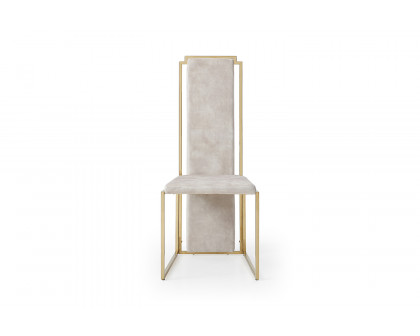 Whiteline - Sumo Dining Chair in Gold