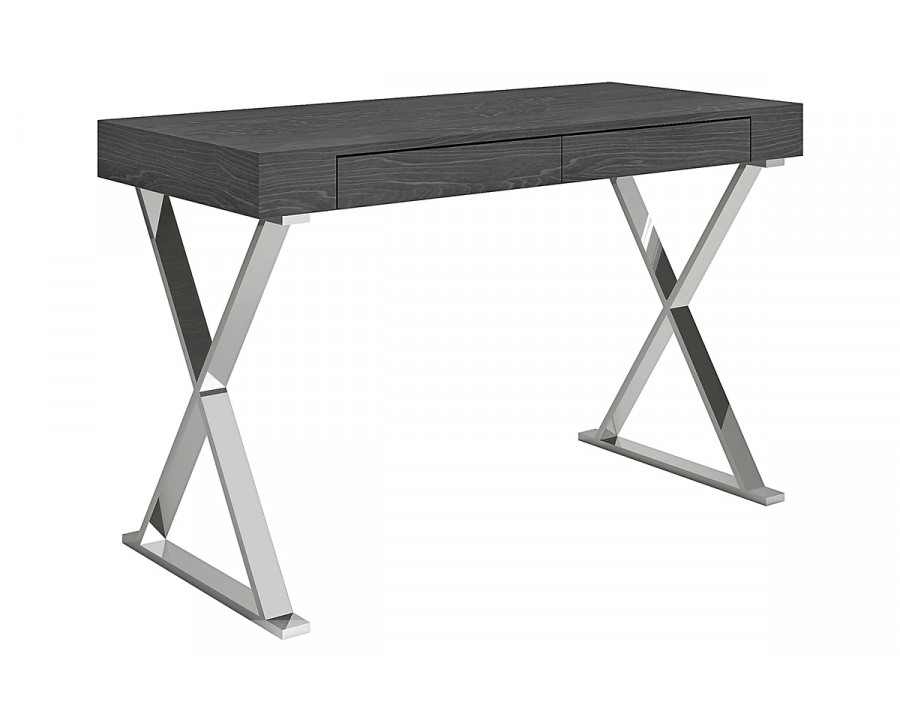 Whiteline Elm Desk Large - Gray