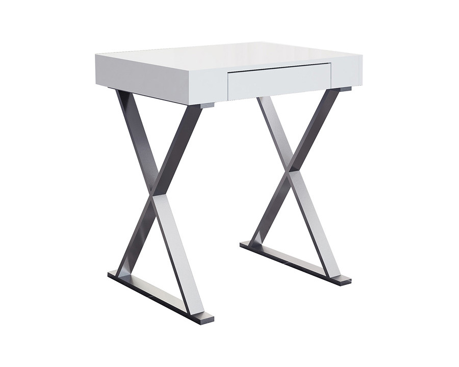 Whiteline Elm Desk Small - White