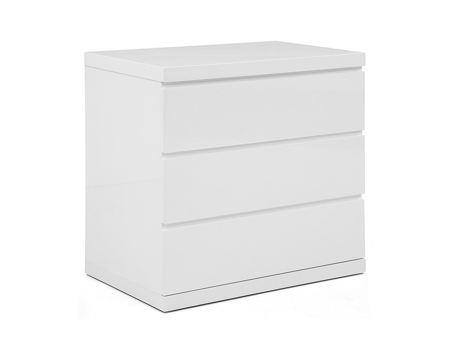 Whiteline - Anna Single Dresser in White