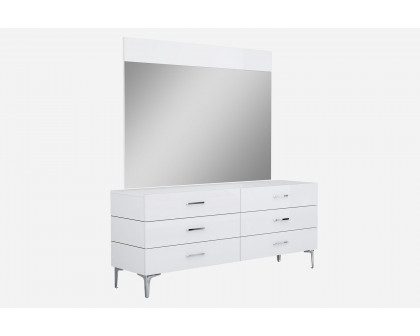 Whiteline - Diva Double Dresser in White