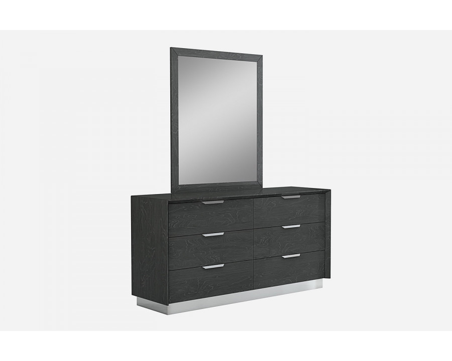 Whiteline Navi Double Dresser - Gray