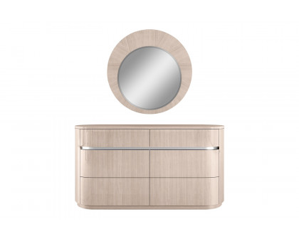 Whiteline - Waves Dresser in Beige