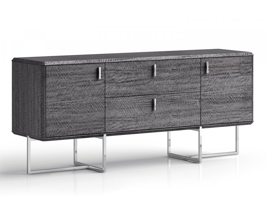 Whiteline - Chloe Night Dresser in Gray