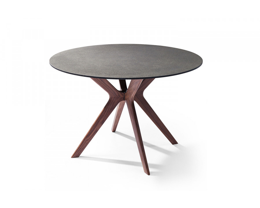 Whiteline - Redondo Dining Table in Walnut