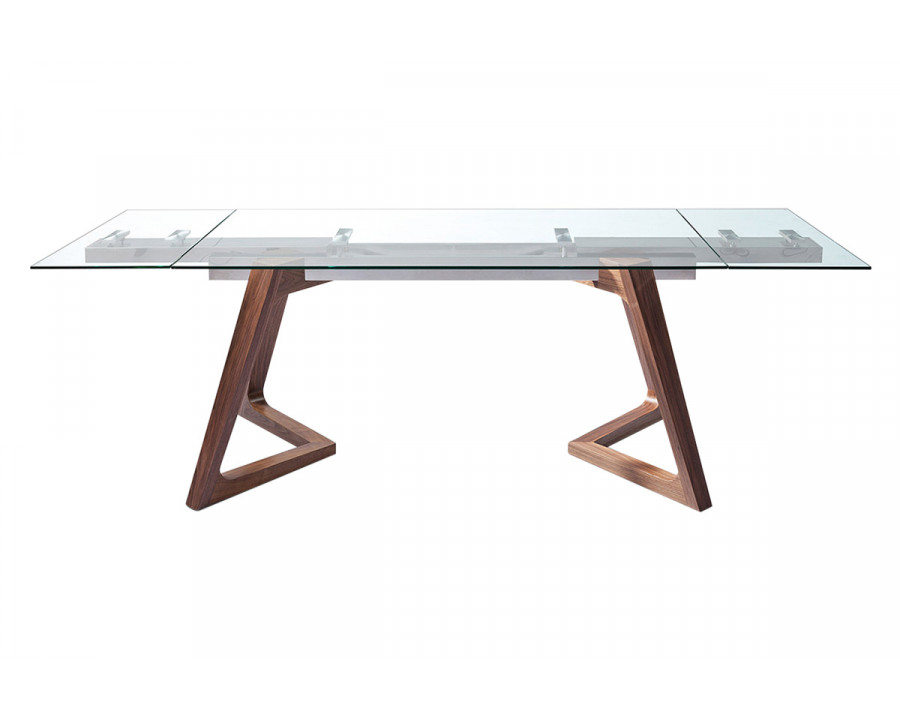 Whiteline - Delta Extendable Dining Table in Walnut