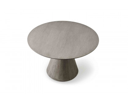 Whiteline Kira Round Dining Table - Gray