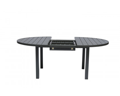 Whiteline - Aloha Outdoor Extendable Dining Table in Gray