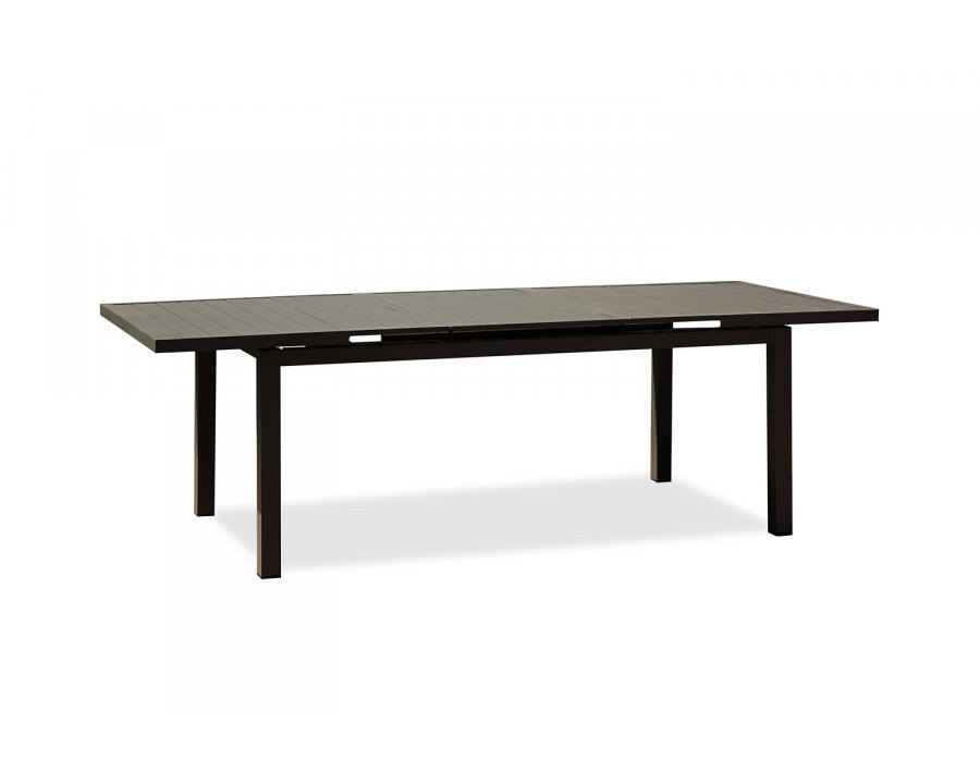 Whiteline - Alum Outdoor Extendable Dining Table in Gray