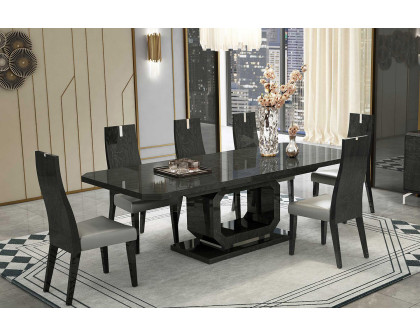 Whiteline - Los Angeles Extendable Dining Table in Gray