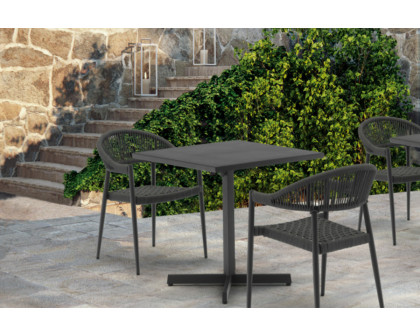 Whiteline - Belle Outdoor Dining Table in Gray