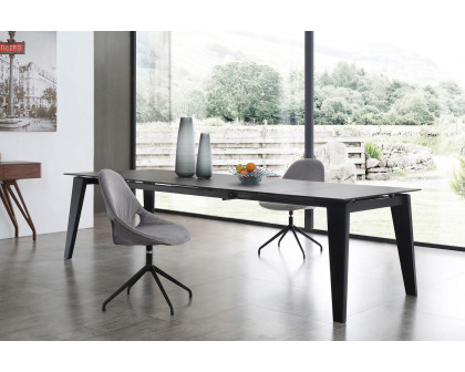 Whiteline - Theo Extendable Dining Table in Black