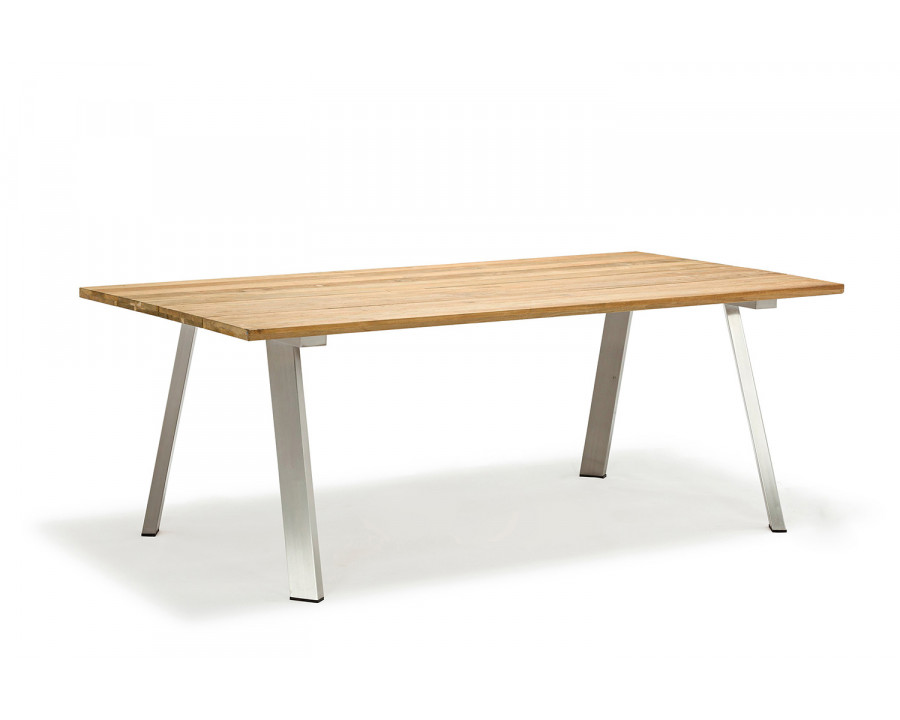 Whiteline - Rhea Outdoor Dining Table in Walnut