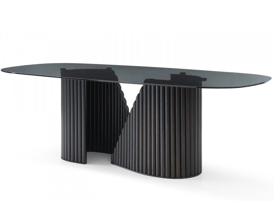 Whiteline - Kaya Dining Table in Dark Gray