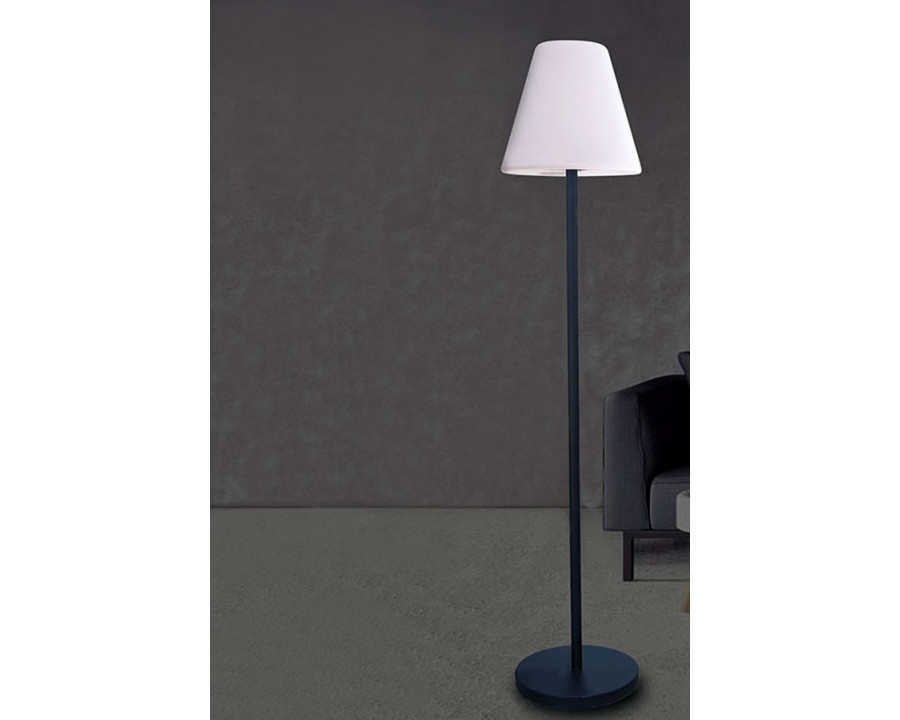 Whiteline - Dale Outdoor Floor Lamp in White