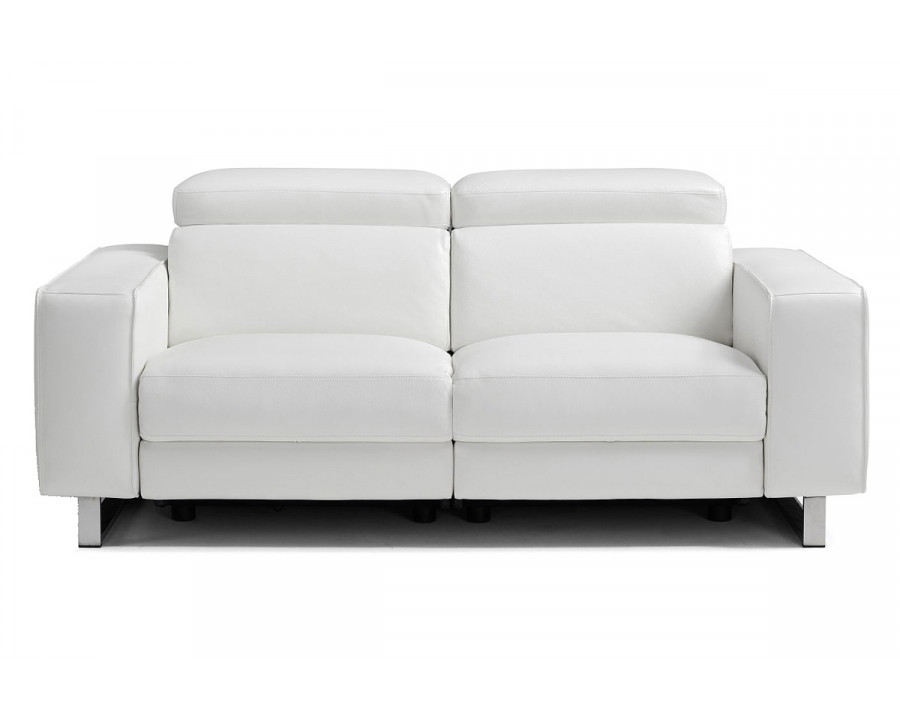 Whiteline - Augusto Italian Loveseat in White